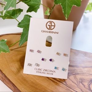 NEW • GIANI BERNINI Sterling Silver Earrings Set